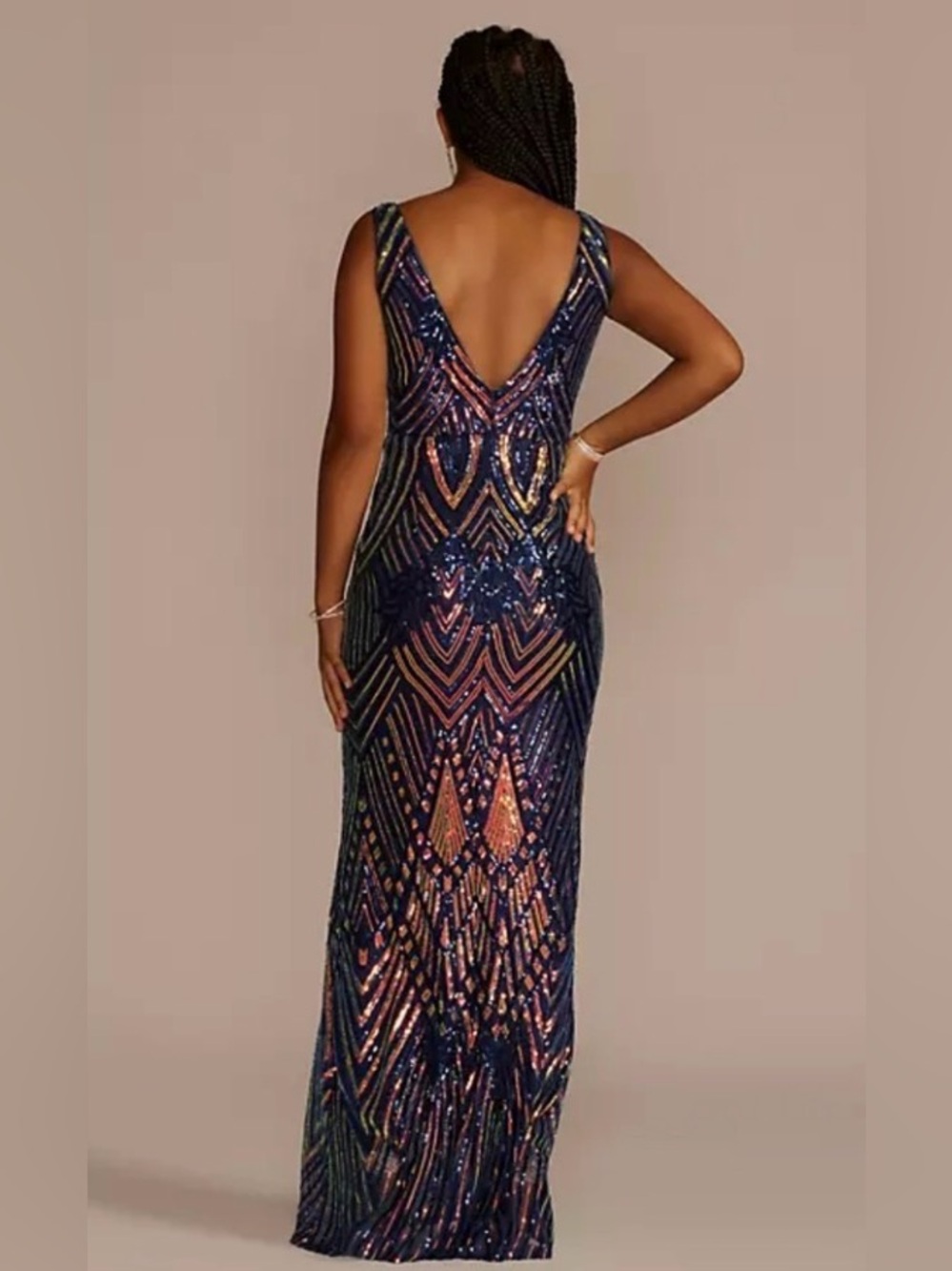 NWT! Jules & Cleo Stunnnning Floor Length Gown - Size 4